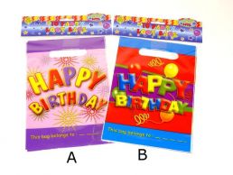10 Pack Happy Birthday Loot Bag Children's Balloon & Starburst 