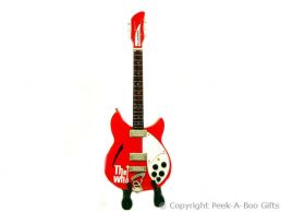The Who Rickenbacker Style Miniature Guitar by Baby Axe 10"