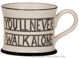 Moorland Pottery Scouser Ware You'll Never Walk Alone Mug 