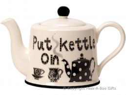 NEW Moorland Pottery Yorkshire Born & Bred Teapot Tea pot Gift Boxed 