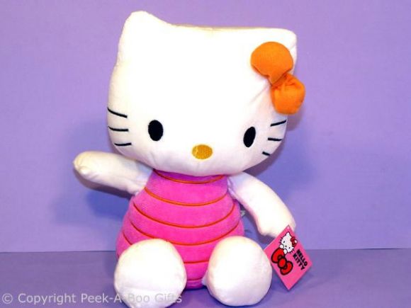 Hello Kitty 12'' Sitting Soft Toy in Pink Outfit