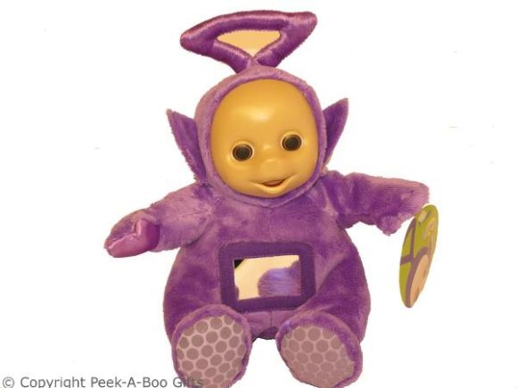Tinky Winky 11" Purple Teletubbies Activity Soft Toy by Tomy