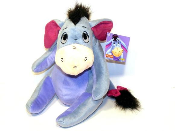12'' Eeyore Disney Winnie the Pooh Soft Toy by Fisher Price