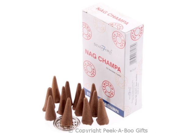 Stamford Incense Cones 12 pack Nag Champa Scented