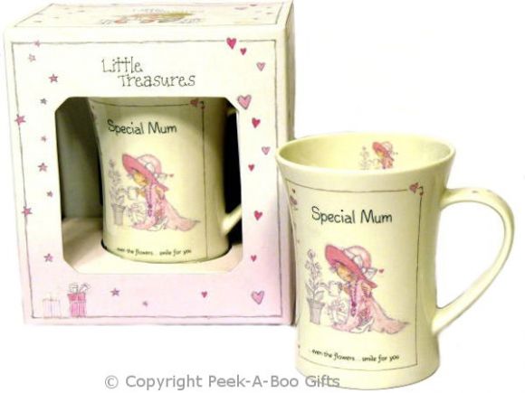 Little Treasures Mum Fine Bone China Gift Mug by Annabel Spencely